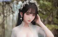 森林中的精灵美女