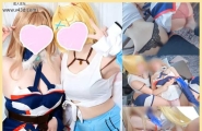 えっちの気持ちよさでいい女バトル♡立ちバックでハメ比べ中出しえっち
