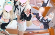 百合えっち番犬姉妹が二人で慰めあい♡スマホで撮影されながら見せつけオナニー♡