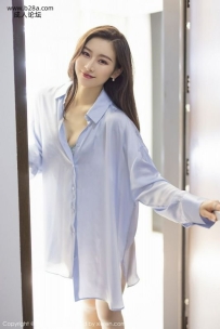 IMISS爱蜜社 VOL.614 Vanessa 浅蓝色衬衫独特女友视角