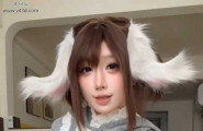 【推特模特 九曲Jean 10月最新大尺度写真 真空黑丝重点部位一览无余】