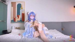 ❤️原神!启动 肉棒插的好深啊 新娘琪琪粉嫩骚穴自插  练习只为更好服务老公肉棒❤️