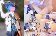 池ア〇で仲良くなったジト目の水王級魔術師レイヤーさんとのオフパコ動画