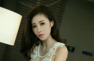[XINGYAN星顏社]VOL.040_嫩模孫夢瑤V白色薄紗高叉連體衣透視...