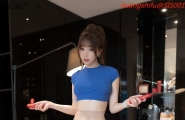 健身教练完美腿