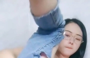 颜值身材都过关的反差眼镜婊 #小美 炮机插穴 白浆拉丝